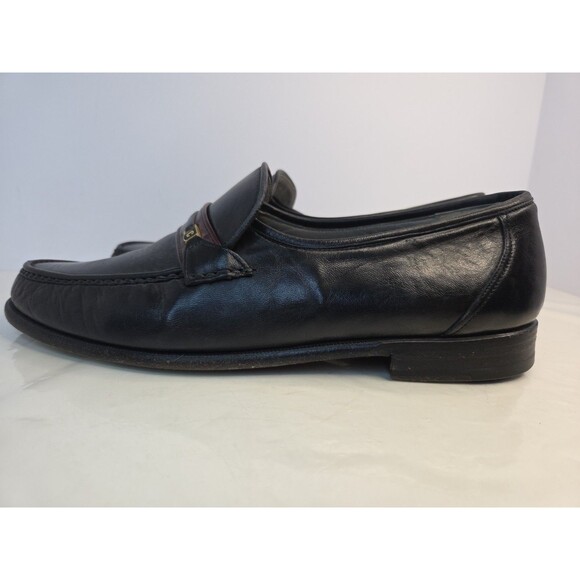 Church\'s Turin Mens Black Leather Penny Loafers 9.5 F Handmade in Italy EUC main image 5
